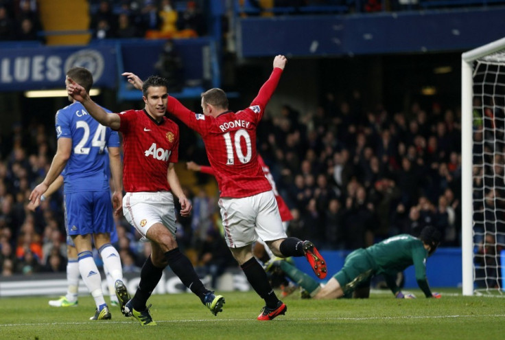 Robin van Persie and Wayne Rooney