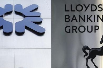 RBS and Lloyds are 83% and 42% owned by the taxpayer respectively. (Photos: Reuters)