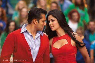Salman Khan (L) and Katrina Kaif