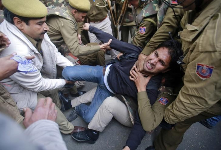 The five men charged with the gang rape of a female student have pleaded not guilty. The attack provoked protests and rare national debate about violence against women in India