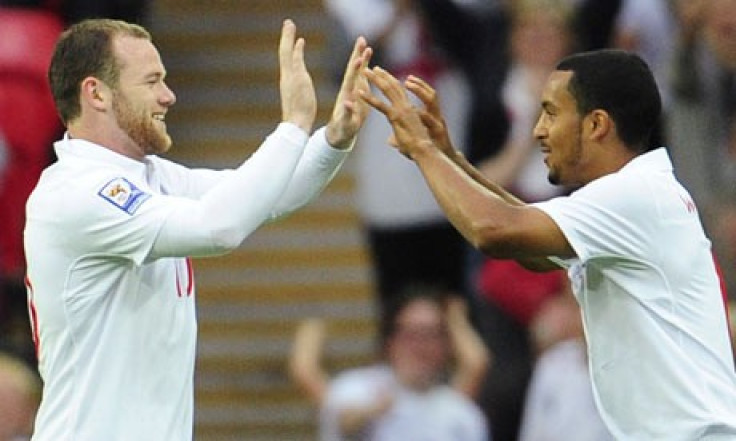 Wayne Rooney and Theo Walcott