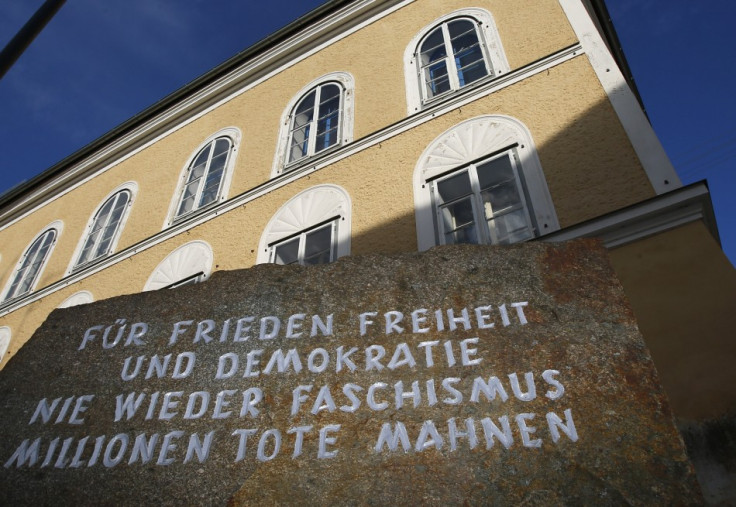Adolf Hitler's Gasthaus zum Pommer building in Braunau