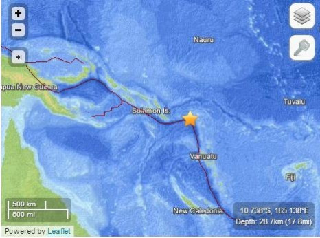 Tsunami Measuring 0.9 Meters Hits Solomon Islands After 8.0 Magnitude Quake Tsunami Measuring 0.9 Meters Hits Solomon Islands After 8.0 Magnitude Quake