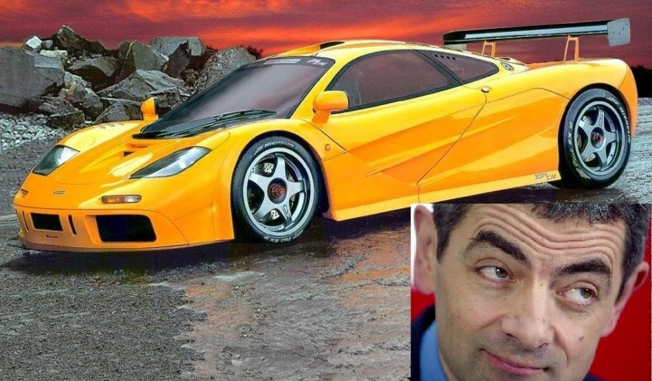 Роуэн Аткинсон MCLAREN f1