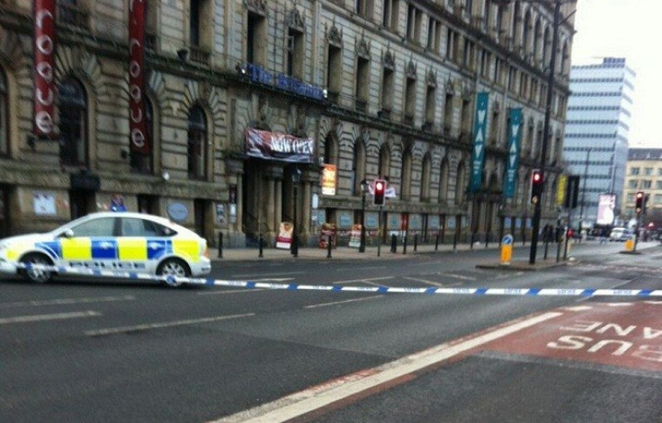 A cordon has been put in place and a number of roads are shut while the incident is dealt with (Twitter/@richardnewport1)