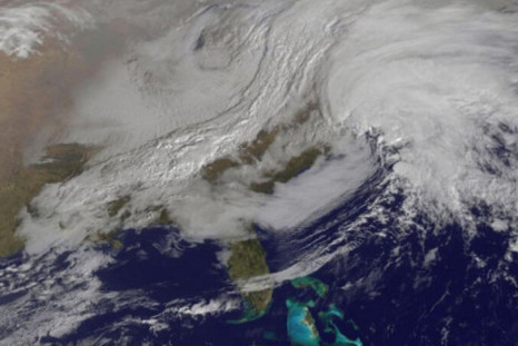 Massive blizzard Nemo from space