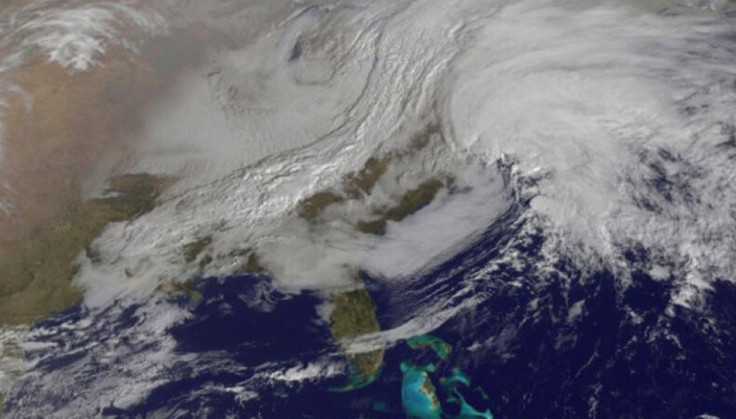 Massive blizzard Nemo from space