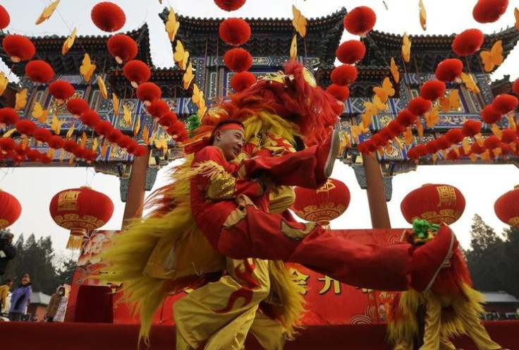 London’s Chinatown is putting on its annual festival in the biggest celebration outside of Asia, with fireworks, a lion dance, a firecracker display and musicians