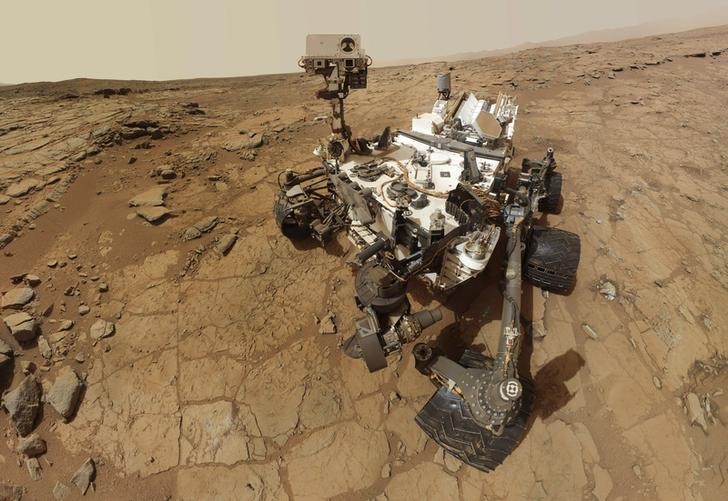 NASA's Mars rover Curiosity drilled into Mars for a rock sample