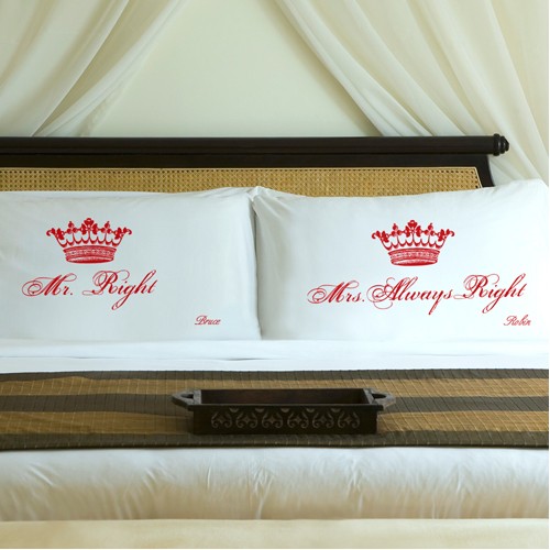 Personalised Royal Pillowcase Sets