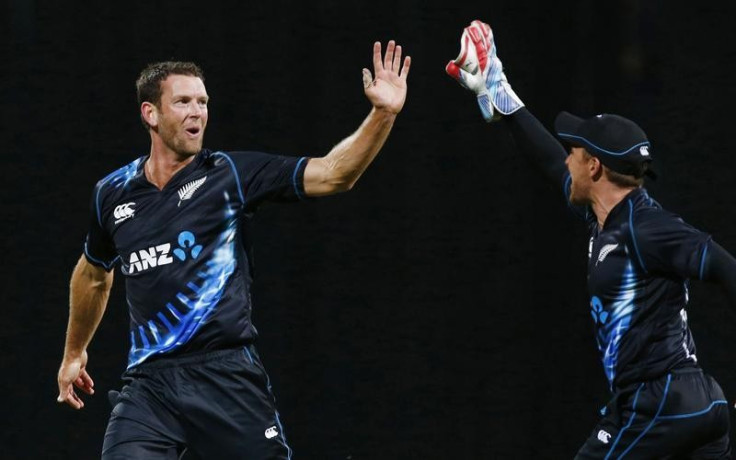 Brendon McCullum (R) and  Ian Butler