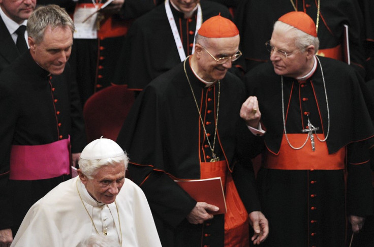 Benedict XVI and Tarcisio Bertone