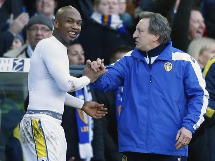 El-Hadji Diouf (L) and Neil Warnock