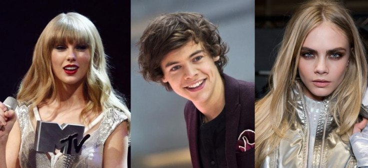 Taylor Swift, Harry Styles and Cara Delevingne