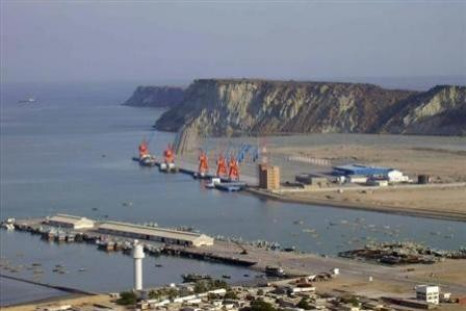A general view of Pakistan's Gwadar deep-sea port on the Arabian Sea