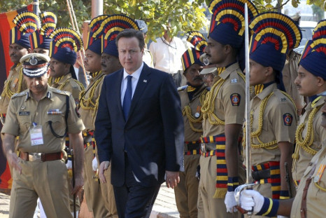 David Cameron in India
