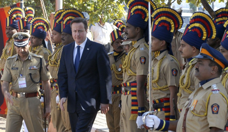 David Cameron in India