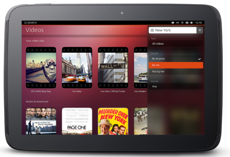Ubuntu tablet OS