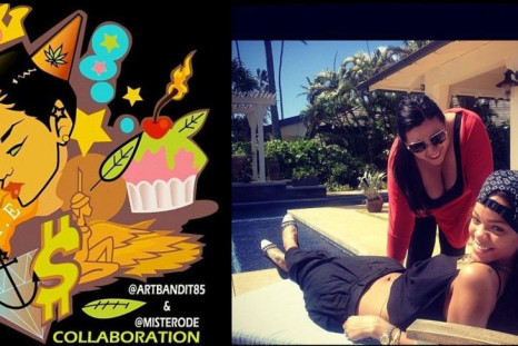 Rihanna starts her Birthday celebrations poolside