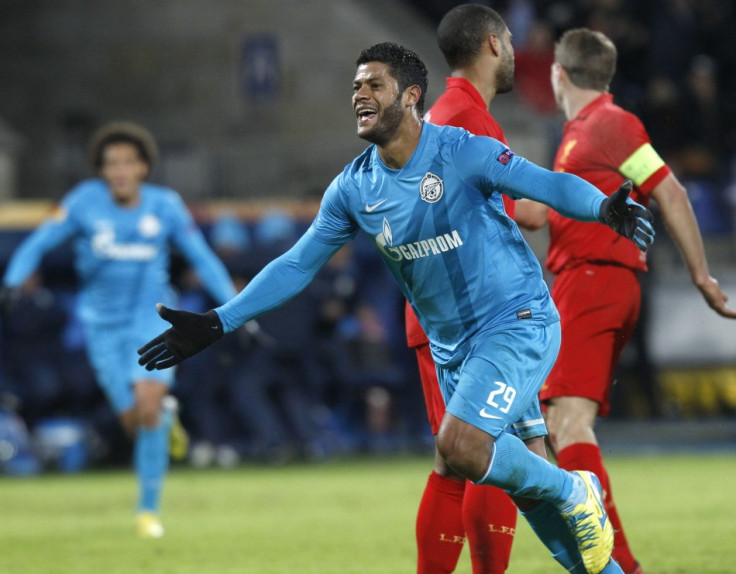 Zenit St Petersburg Striker Hulk