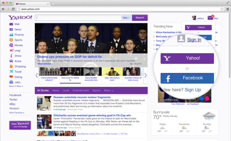 Yahoo updates home page