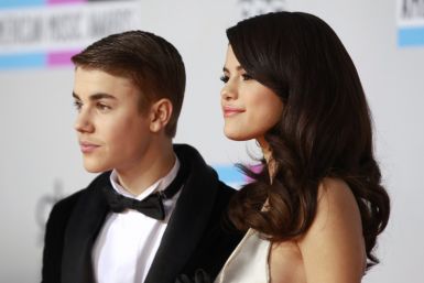 Singer Selena Gomez and Justin Bieber