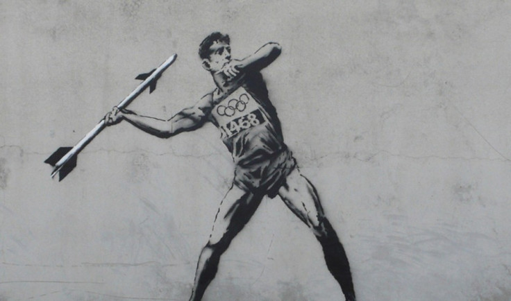 Banksy, the pseudonymous British street artist whose graffiti is famous for dealing with a wide array of social and political themes, released a new series of wall art in honour of the 2012 Summer Olympic Games in London