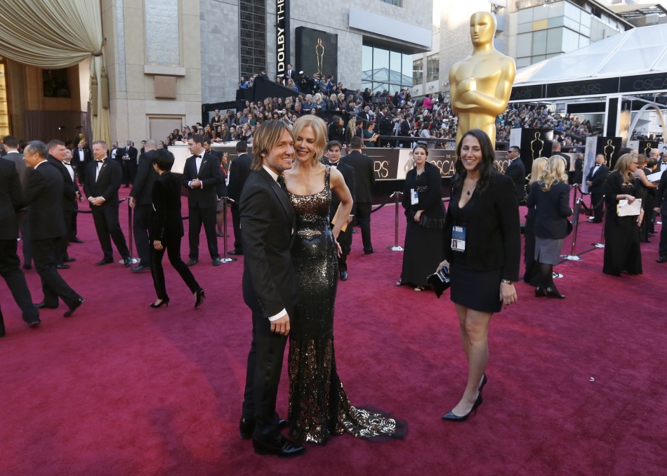 Keith Urban and Nicole Kidman arrive at the 85th Academy Awards in Hollywood, California February 24, 2013