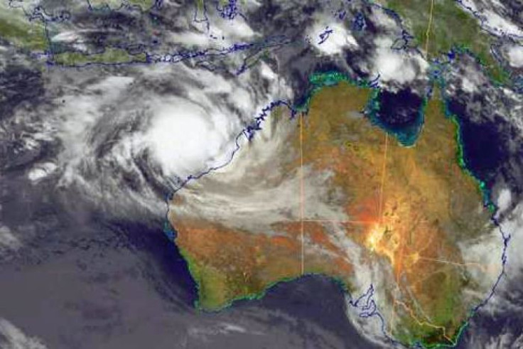 Cyclone Rusty is intensifying as it approaches the Pilbara coast (Bureau of Meteorology)