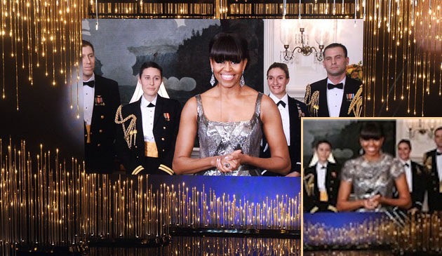 Michelle Obama's Oscars Wardrobe Malfunction: First Lady's 