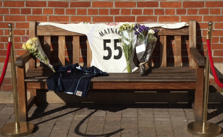 Tributes to Maynard at The Oval, home of Surrey CCC