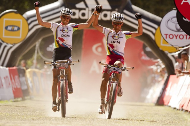 Christoph Sauser and Burry Stander win a stage in the 2010 Cape Epic