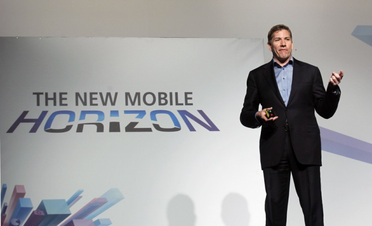 Mozilla's CEO Gary Kovacs gestures during a news conference at the Mobile World Congress in Barcelona,