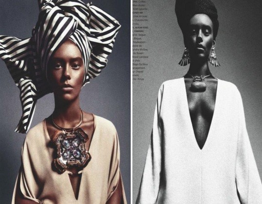 Numéro Magazine Sparks Outrage After Using White Model with Black Face