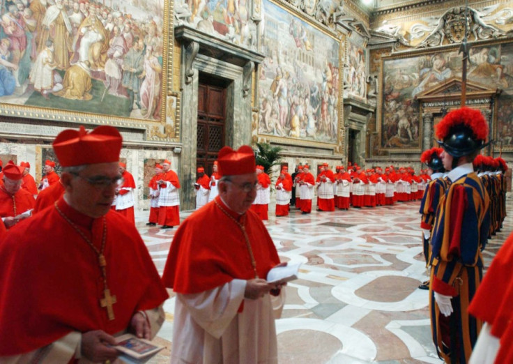 Cardinals in the Sistine Chapel