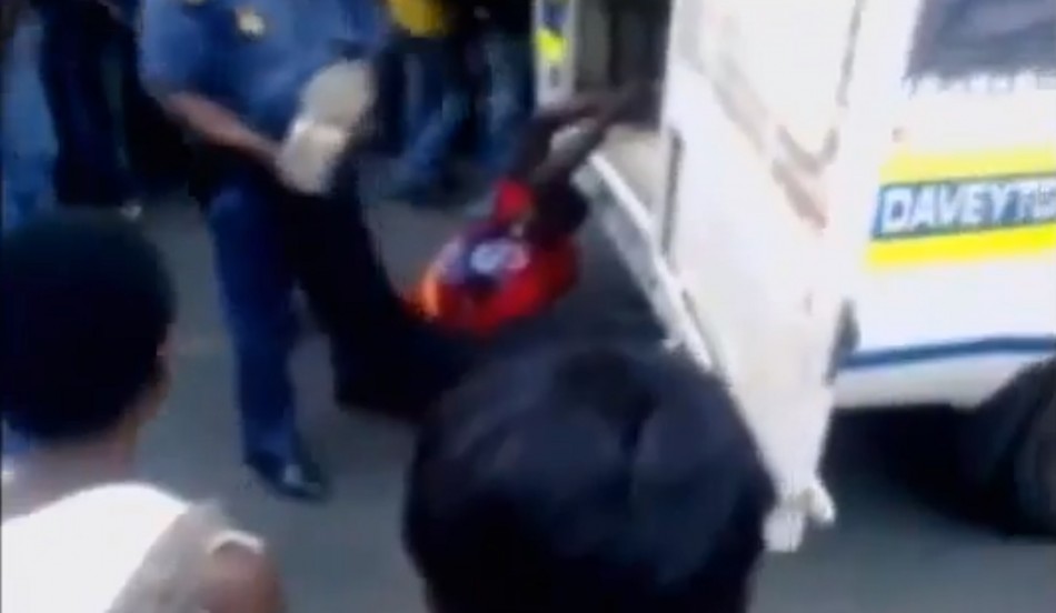 South African Police Handcuff Mido Macia to Van and Drag Him to Death ...