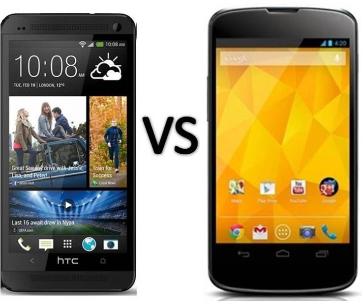 HTC One vs Nexus 4