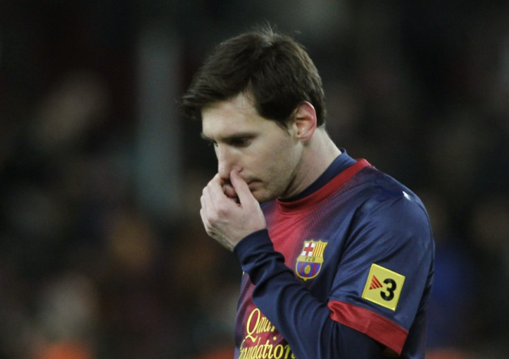 Lionel Messi disappointed against AC Milan and Real Madrid