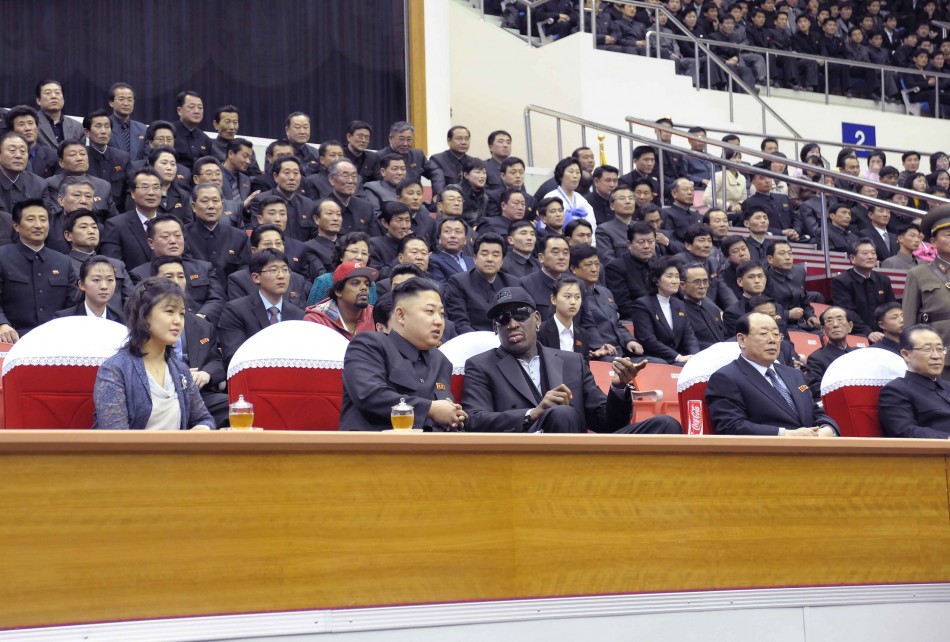 Kim Jong-un and Dennis Rodman