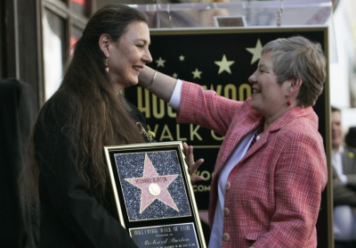 Maria Burton L, daughter of Richard Burton, is greeted by British Consul-General Dame Barbara Hay at a ceremony posthumously honoring actor Richard Burton with a star on the Hollywood Walk of Fame in Hollywood, California, March 1, 2013. Maria Burton L, daughter of Richard Burton, is greeted by British Consul-General Dame Barbara Hay at a ceremony posthumously honoring actor Richard Burton with a star on the Hollywood Walk of Fame in Hollywood, California, March 1, 2013.