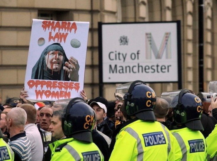 EDL Manchester rally