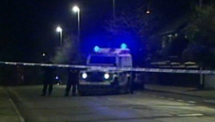 Police sealed off the area following the discovery of the mortar bombs (U.TV)
