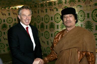 Tony Blair Gaddafi
