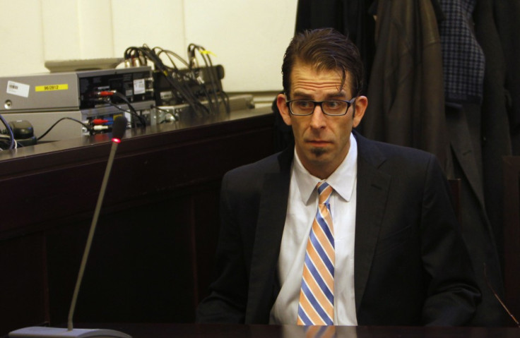 Lamb of God frontman Randy Blythe attends his trial at the Municipal Court in Prague