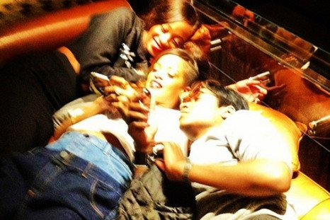 Rihanna and Melissa Forde