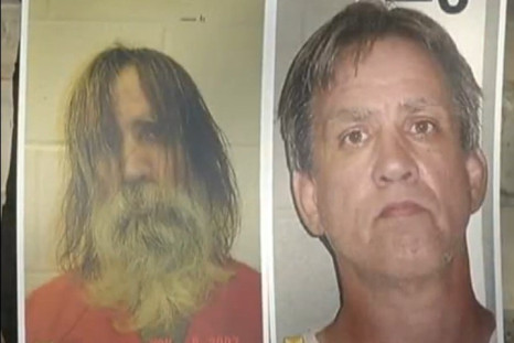 Photos taken of Steven Slevin on the day of his arrest and upon his release (KOB.com)