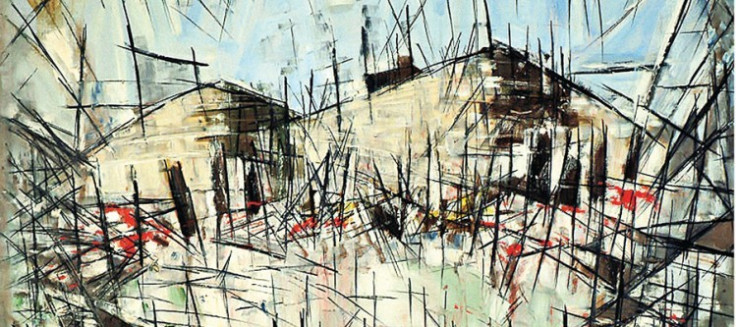 Abstract canvas by Arthur Inajian