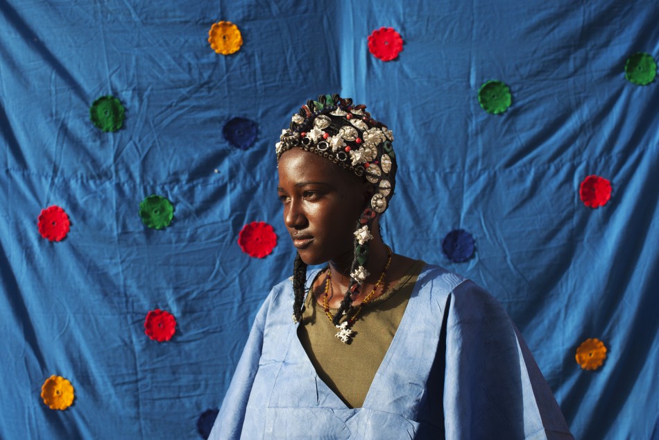 Madinatou Soumailou Toure in Traditional Songhai Headdress Source - ReutersJoe Penney