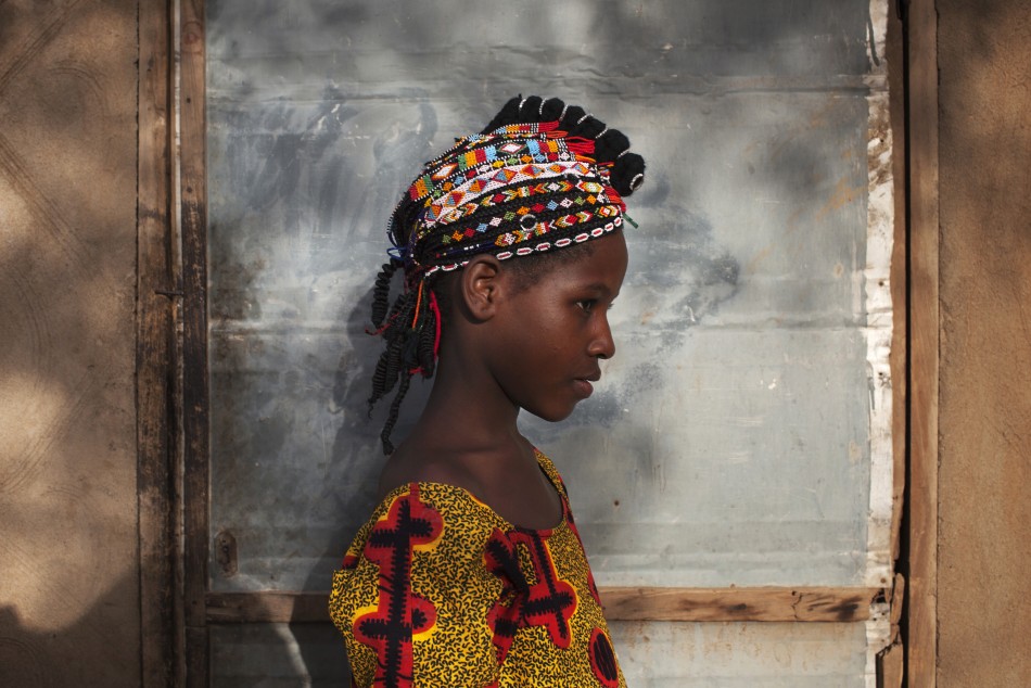 Safiatou Maiga in Traditional Songhai Headdress Source - ReutersJoe Penney