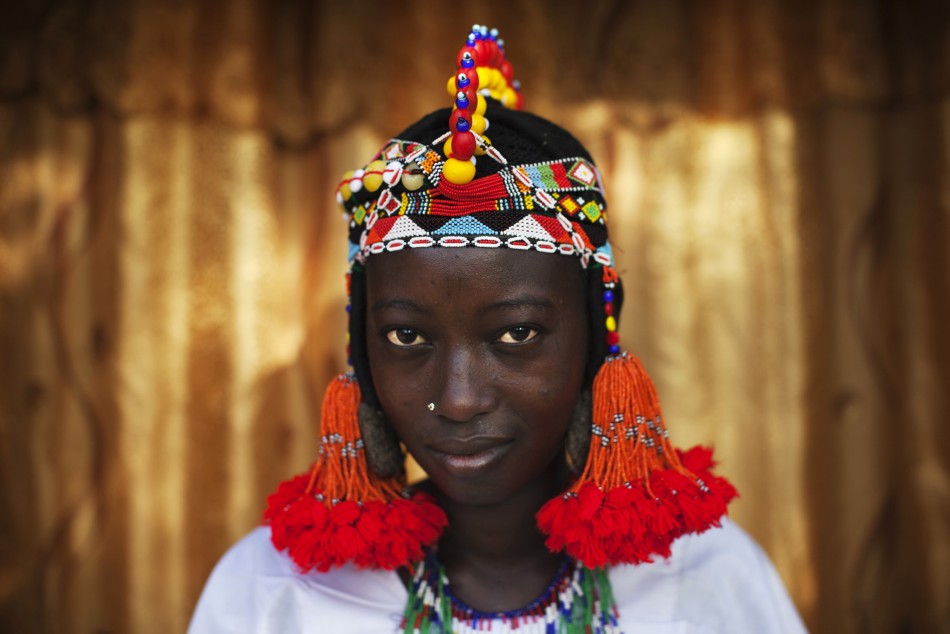 Balkissa Maiga in Traditional Songhai Headdress Source - ReutersJoe Penney